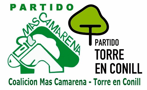 Logo de la coalición Mas Camarena – Torre en Conill. Enlace a la web del Partido Torre en Conill